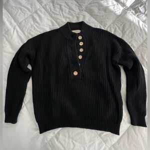 Sezane Lucas Jumper Black - Size XXS